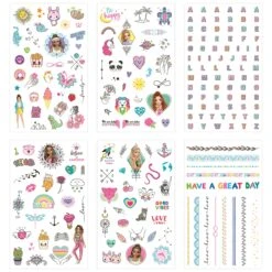 Depesche 11582 TOPModel Tattooblock 6 Bögen Temporäre Tattoos Mit Tollen Motiven -Nici || Wild Republic || Depesche Verkäufe 0011582 0011582 11582 4 image zoom