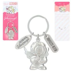 Depesche 11820 Schutzengel Schlüsselanhänger Bleib Gesund - Soll Dich Begleiten