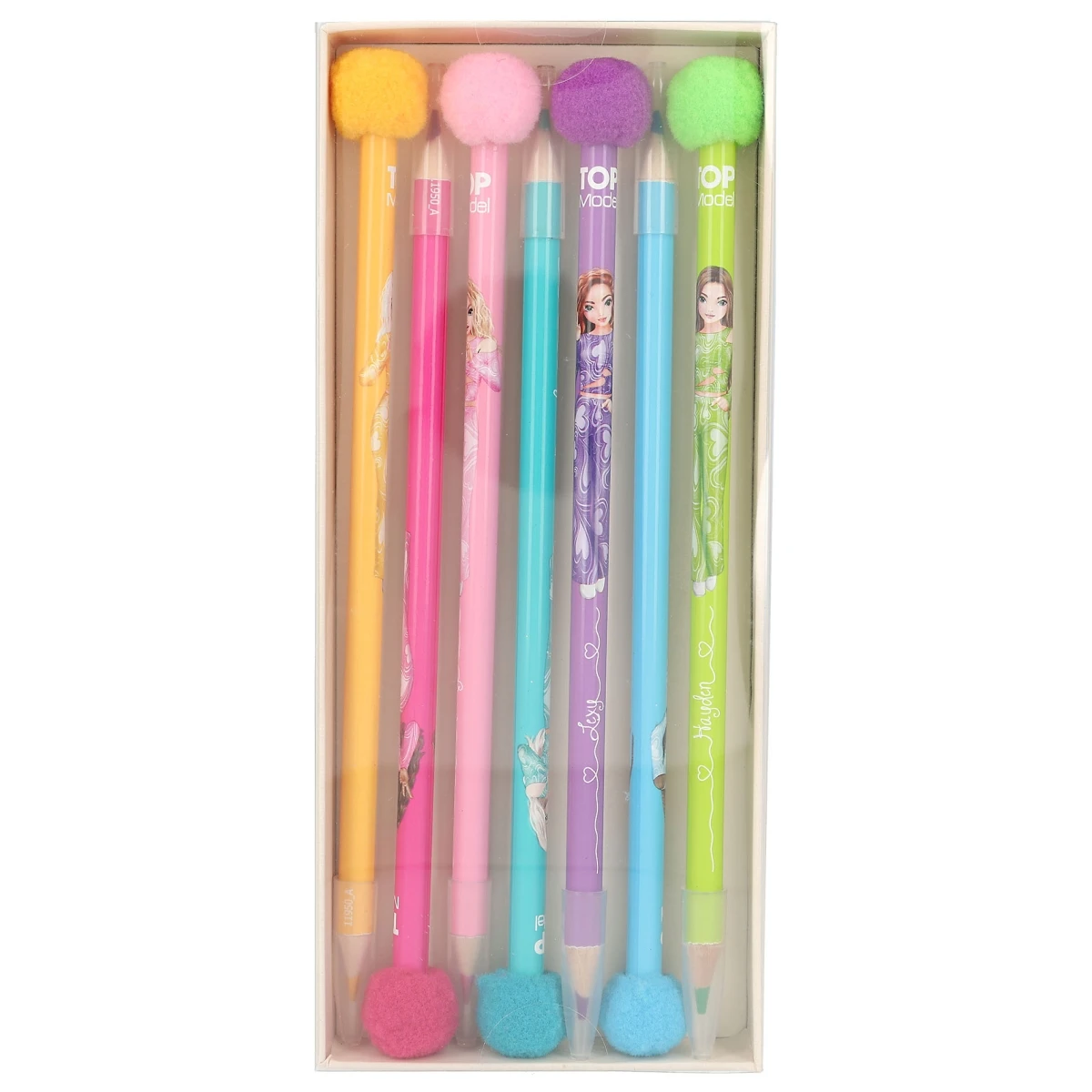 Depesche 11950 TOPModel Pompom Buntstifte Set Mit TopModel Prints Malstifte 4 Depesche 11950 TOPModel Pompom Buntstifte Set Mit TopModel Prints Malstifte – Bild 2