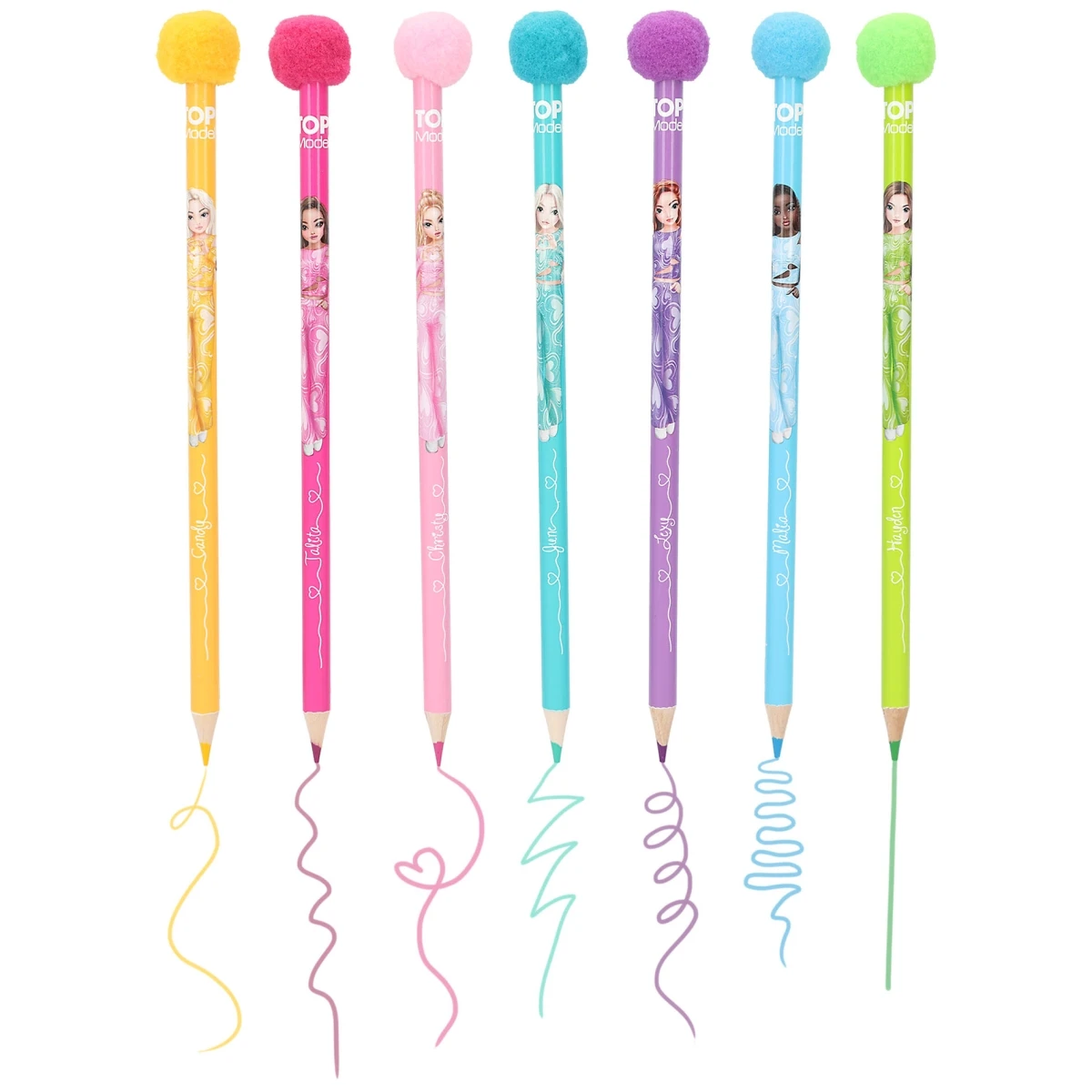 Depesche 11950 TOPModel Pompom Buntstifte Set Mit TopModel Prints Malstifte 5 Depesche 11950 TOPModel Pompom Buntstifte Set Mit TopModel Prints Malstifte – Bild 3