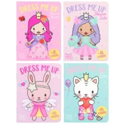 Depesche 12014 Princess Prinzessin Mimi Mini Dress Me Up Stickerbuch 4er SET Kreativbuch