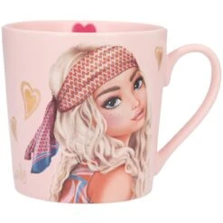 Depesche 12034 TOPModel Becher Tasse SEVENTIES Candy Pink Hippie Happy Day -Nici || Wild Republic || Depesche Verkäufe 0012034 0012034 12034 3 image zoom