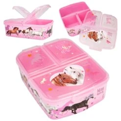 Depesche 12038 Pferd Miss Melody Brotdose Lunchbox WILD HORSES Rosa You & Me