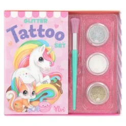 Depesche 12039 Ylvi And The Minimoomis Glitzer Tattoo Set Einhorn Abwaschbar -Nici || Wild Republic || Depesche Verkäufe 0012039 0012039 12039 2 image zoom