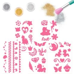 Depesche 12039 Ylvi And The Minimoomis Glitzer Tattoo Set Einhorn Abwaschbar -Nici || Wild Republic || Depesche Verkäufe 0012039 0012039 12039 5 image zoom