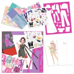 Depesche 12045 Create Your TOPModel Design Studio Figurinen Schablonen Stoff Uvm -Nici || Wild Republic || Depesche Verkäufe 0012045 0012045 12045 4 image zoom