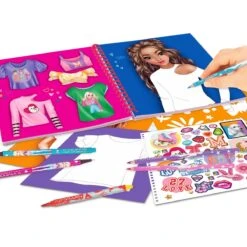 Depesche 12050 TOPModel T-Shirt Designer Malbuch Design-Ideen +Sticker Kreativ -Nici || Wild Republic || Depesche Verkäufe 0012050 0012050 12050 7 image zoom