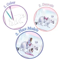 Depesche 12072 TOPModel Create Your Fantasy Friend ICEWORLD Eisprinzessin Eisbär -Nici || Wild Republic || Depesche Verkäufe 0012072 0012072 12072 5 image zoom