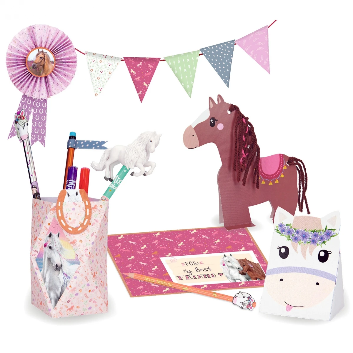 Depesche 12121 Pferd Miss Melody DIY Paper Fun Book Kreativbuch Papier Pferde 6 Depesche 12121 Pferd Miss Melody DIY Paper Fun Book Kreativbuch Papier Pferde – Bild 4