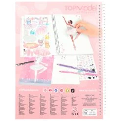 Depesche 12122 Create Your TOPModel Malbuch Mit Stickern BALLET Ballett +Sticker -Nici || Wild Republic || Depesche Verkäufe 0012122 0012122 12122 7 image zoom