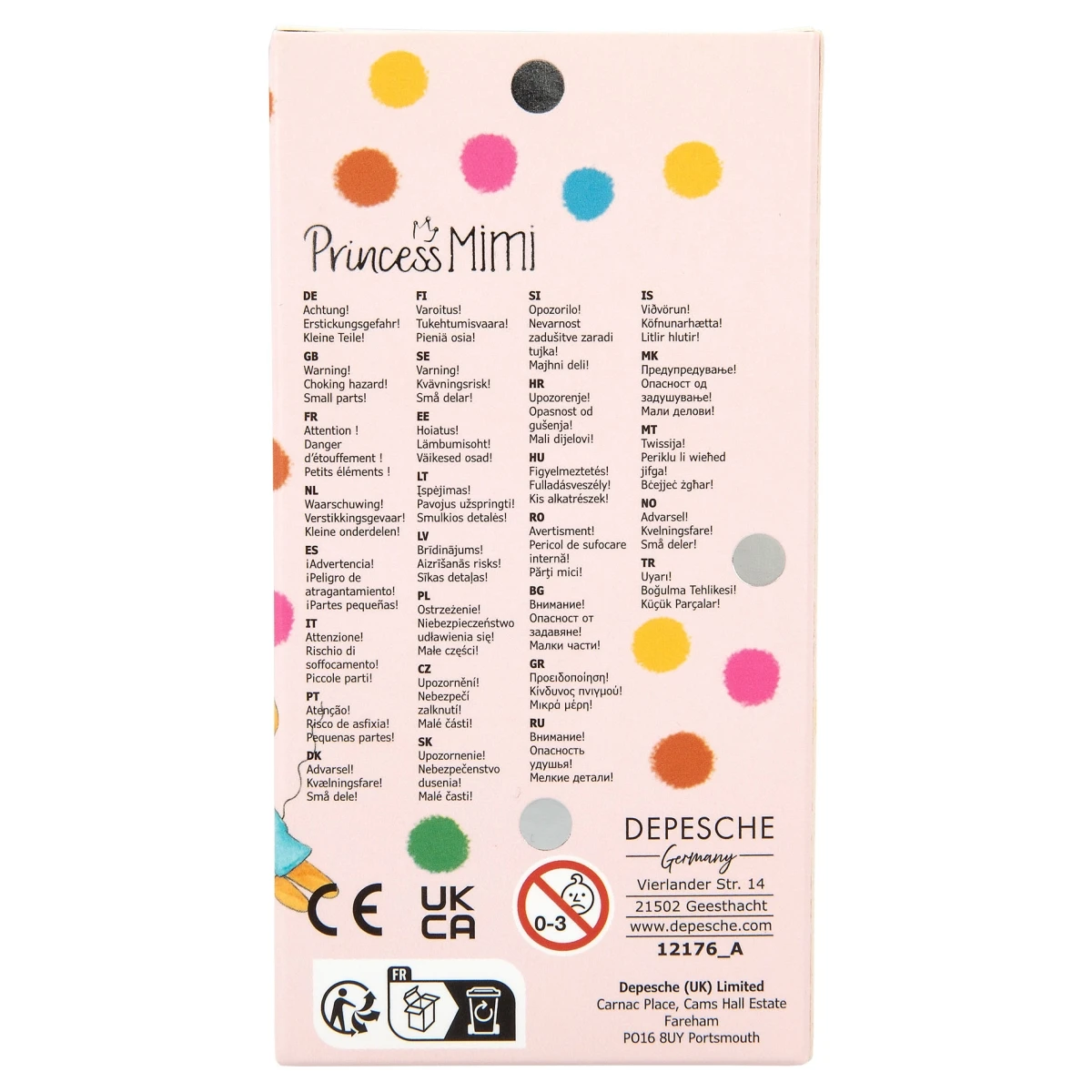 Depesche 12176 Princess Prinzessin Mimi Tricolor Wachsmaler Set Wachsmalstifte 8 Depesche 12176 Princess Prinzessin Mimi Tricolor Wachsmaler Set Wachsmalstifte – Bild 6