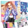 Depesche 12228 TOPModel POPSTAR Malbuch Kreativbuch Mit Sticker & Stoff