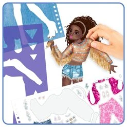 Depesche 12228 TOPModel POPSTAR Malbuch Kreativbuch Mit Sticker & Stoff -Nici || Wild Republic || Depesche Verkäufe 0012228 0012228 12228 5 image zoom