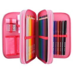 Depesche 12230 TOPModel 3-Fach Federtasche ONE LOVE Mit Glitzer Herzanhänger -Nici || Wild Republic || Depesche Verkäufe 0012230 0012230 12230 7 image zoom