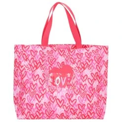 Depesche 12234 TOPModel Shopper-Tasche ONE LOVE Tragetasche Rot-rosa Mit Herzen -Nici || Wild Republic || Depesche Verkäufe 0012234 0012234 12234 2 image zoom