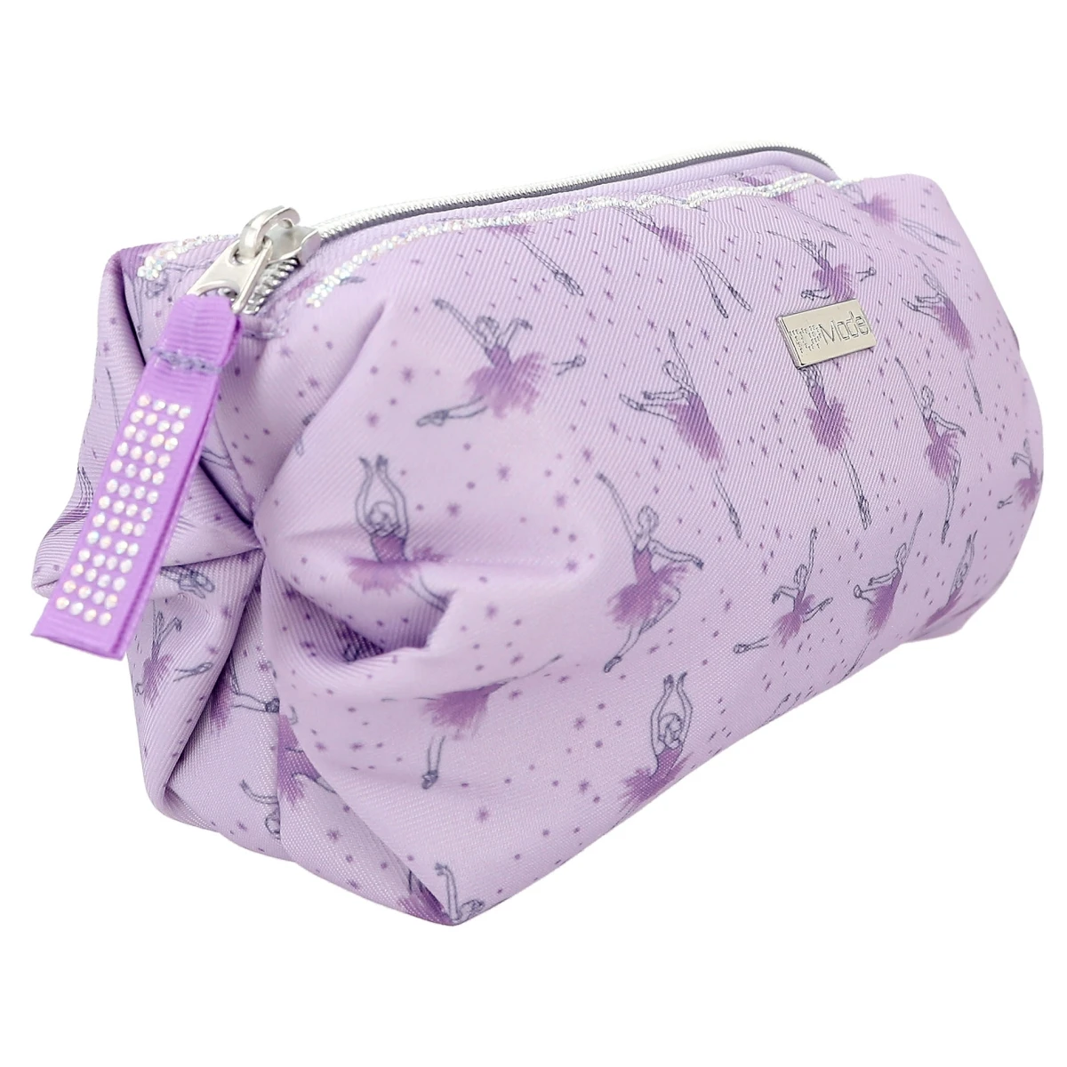 Depesche 12256 TOPModel Kosmetiktasche BALLET Ballett Ballerina Allover Lila 5 Depesche 12256 TOPModel Kosmetiktasche BALLET Ballett Ballerina Allover Lila – Bild 3