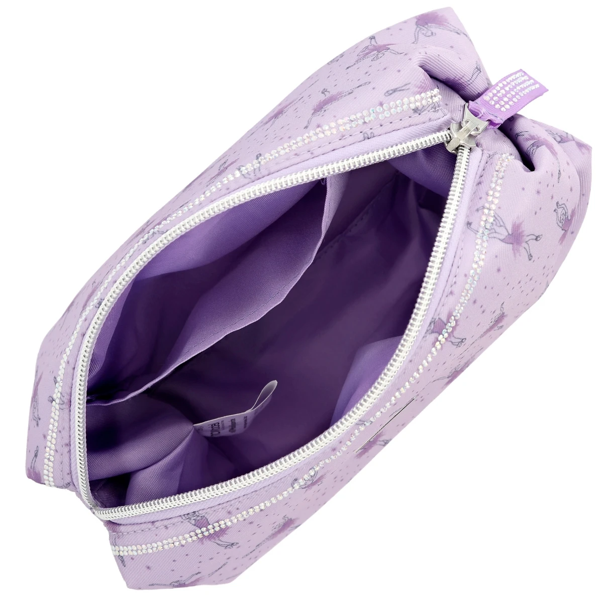 Depesche 12256 TOPModel Kosmetiktasche BALLET Ballett Ballerina Allover Lila 8 Depesche 12256 TOPModel Kosmetiktasche BALLET Ballett Ballerina Allover Lila – Bild 6