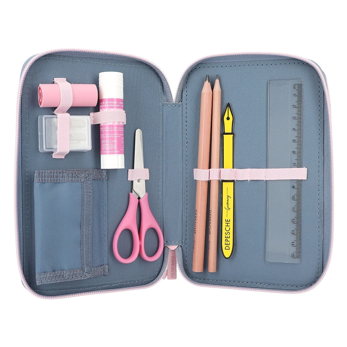 Depesche 12261 TOPModel 3-Fach Federtasche LED Katzen Mit Stimmungsbarometer 7 Depesche 12261 TOPModel 3-Fach Federtasche LED Katzen Mit Stimmungsbarometer – Bild 5