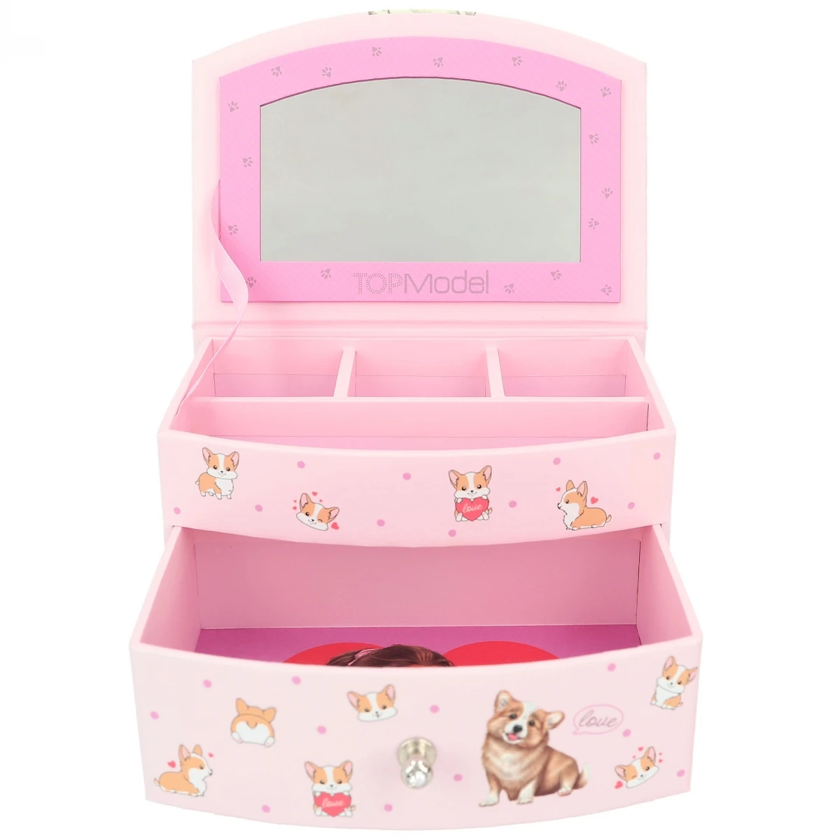 Depesche 12280 TOPModel Schmuckkästchen Klein Mit Spiegel CORGI Hund & Hayden 7 Depesche 12280 TOPModel Schmuckkästchen Klein Mit Spiegel CORGI Hund & Hayden – Bild 5