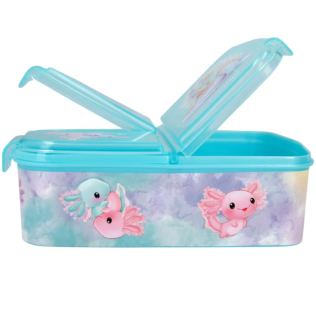 Depesche 12291 TOPModel Brotdose Lunchbox MERMAID Meerjungfrau & Axolotl Türkis 6 Depesche 12291 TOPModel Brotdose Lunchbox MERMAID Meerjungfrau & Axolotl Türkis – Bild 4