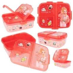 Depesche 12294 TOPModel Brotdose XL Lunchbox CUTIE STAR Christy Katzen-Icons