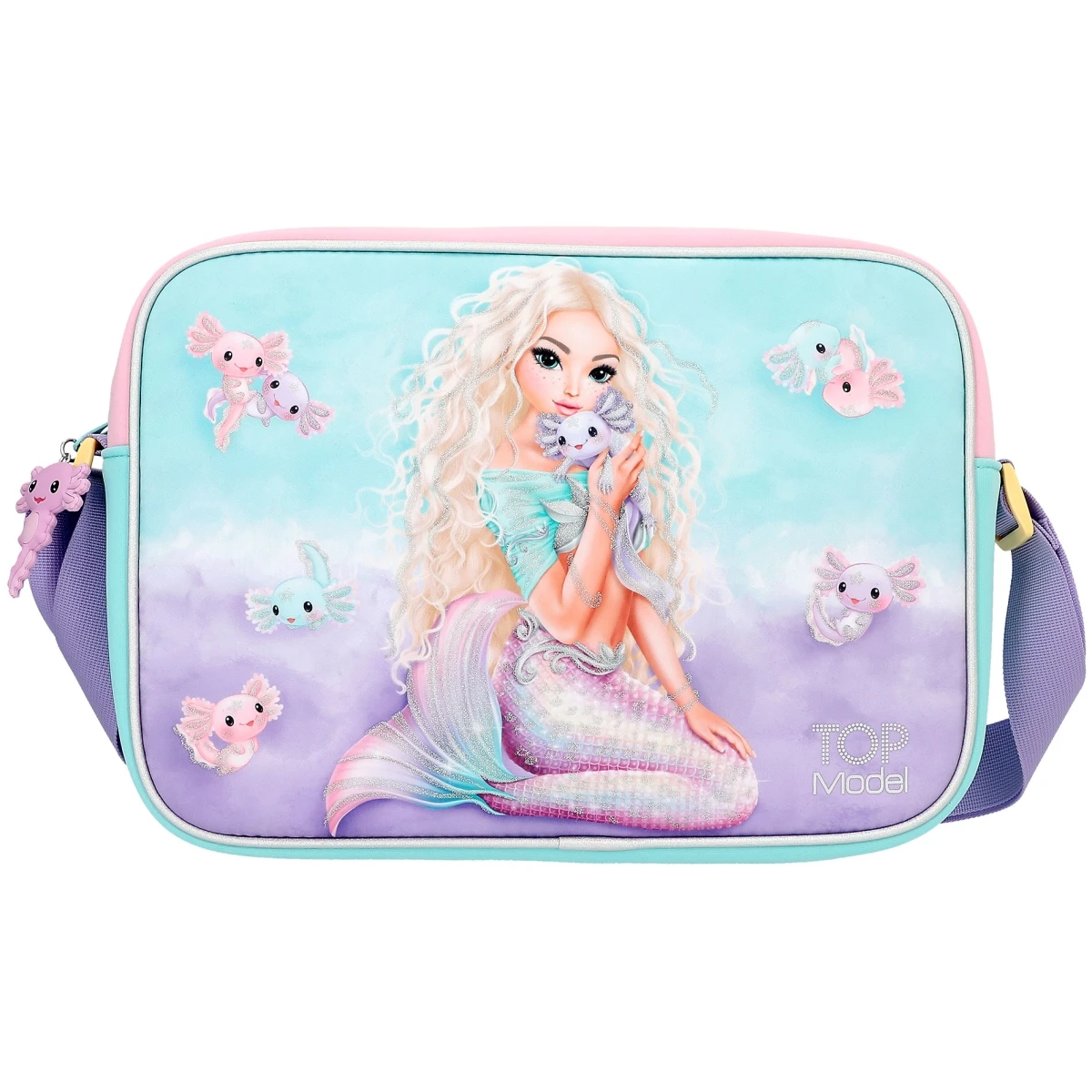 Depesche 12302 TOPModel Große Umhängetasche MERMAID Meerjungfrau & Axolotl 4 Depesche 12302 TOPModel Große Umhängetasche MERMAID Meerjungfrau & Axolotl – Bild 2