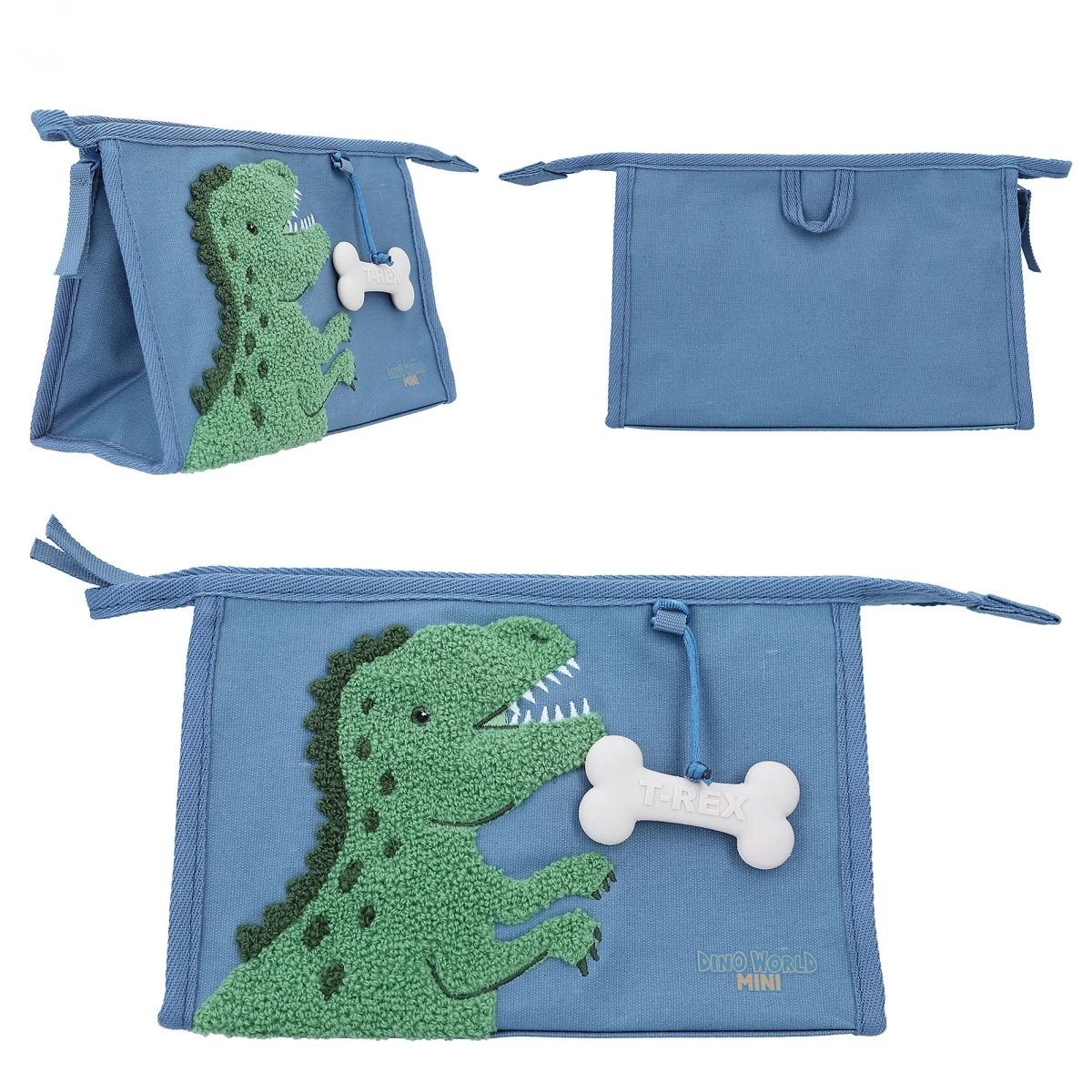 Depesche 12309 Dino World Waschtasche Blau DINO Mini Kulturbeutel Mäppchen 3 Depesche 12309 Dino World Waschtasche Blau DINO Mini Kulturbeutel Mäppchen