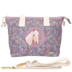 Depesche 12313 Pferd Miss Melody Mini Shopper Tasche FLOWERFIELD Blumen Lila -Nici || Wild Republic || Depesche Verkäufe 0012313 0012313 12313 5 image zoom