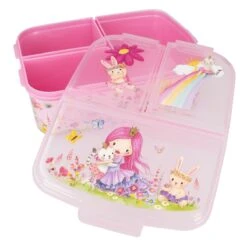 Depesche 12316 Princess Prinzessin Mimi & Tierfreunde Brotdose Lunchbox Rosa -Nici || Wild Republic || Depesche Verkäufe 0012316 0012316 12316 3 image zoom