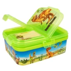 Depesche 12319 Dino World Brotdose Lunchbox XL Dinosaurier Grün It Is So Yummy -Nici || Wild Republic || Depesche Verkäufe 0012319 0012319 12319 4 image zoom