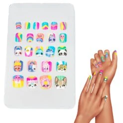 Depesche 12326 TOPModel 24 Selbstklebende Kunstnägel Flach BEAUTY And ME -Nici || Wild Republic || Depesche Verkäufe 0012326 0012326 12326 4 image zoom