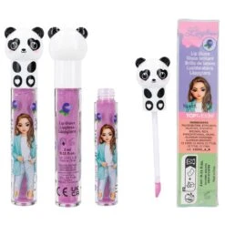 Depesche 12332 A_B Lipgloss Figürlich BEAUTY And ME Panda + Blaubeer-Duft