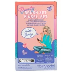 Depesche 12342 TOPModel Pinsel Set BEAUTY And ME Make-up Pinsel 4er-Set -Nici || Wild Republic || Depesche Verkäufe 0012342 0012342 12342 6 image zoom