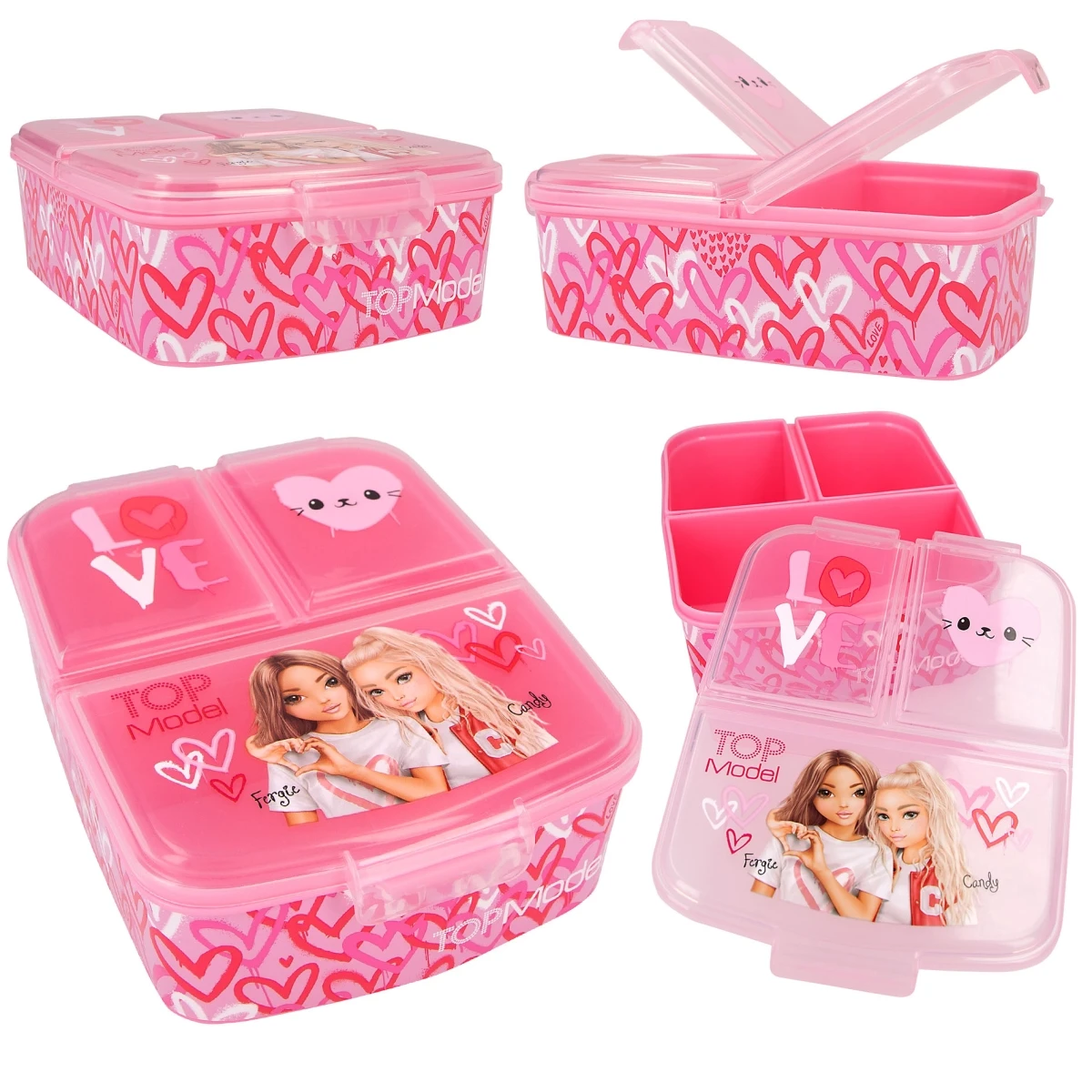 Depesche 12365 TOPModel Lunchbox Brotdose ONE LOVE Candy Fergie Herzen 3 Depesche 12365 TOPModel Lunchbox Brotdose ONE LOVE Candy Fergie Herzen