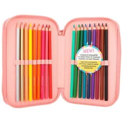 Depesche 12384 TOPModel 3-Fach Federtasche Mit Katzen Applikation Popcorn Peach -Nici || Wild Republic || Depesche Verkäufe 0012384 0012384 12384 5 image zoom