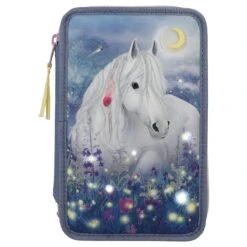 Depesche 12392 Pferd Miss Melody 3-Fach Federtasche Glühwürmchen LED Blumenwiese -Nici || Wild Republic || Depesche Verkäufe 0012392 0012392 12392 3 image zoom