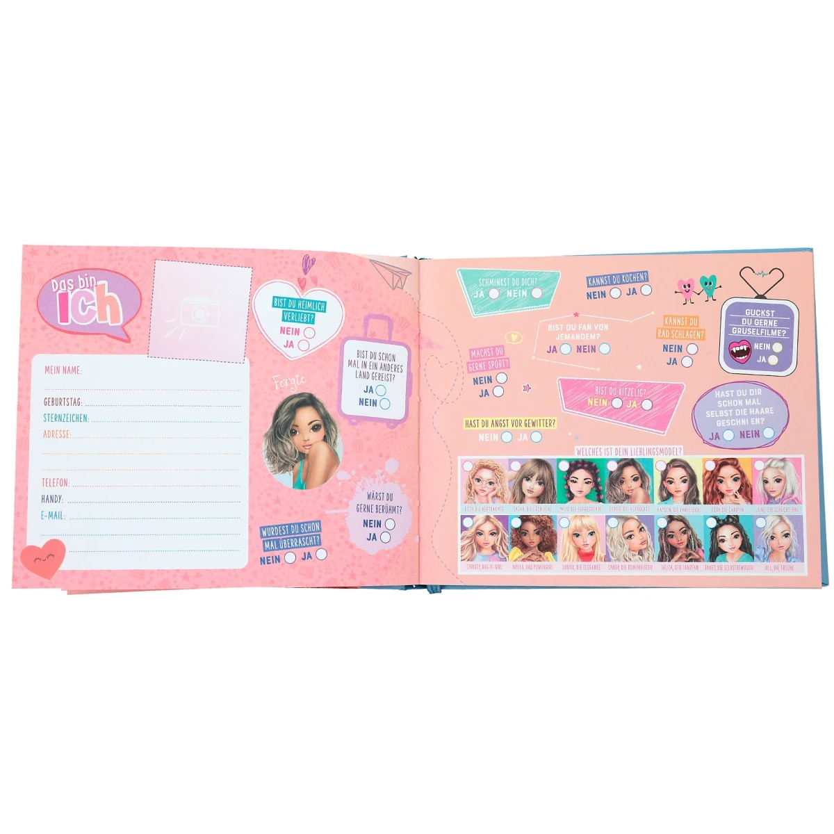 Depesche 12400 TOPModel Freundebuch Motiv 2 CUTIE STAR 108 Seiten Katze Popcorn 6 Depesche 12400 TOPModel Freundebuch Motiv 2 CUTIE STAR 108 Seiten Katze Popcorn – Bild 4