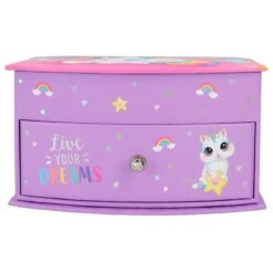 Depesche 12403 Ylvi And The Minimoomis Schmuckkästchen Klein Einhorn Naya Lila -Nici || Wild Republic || Depesche Verkäufe 0012403 0012403 12403 4 image zoom