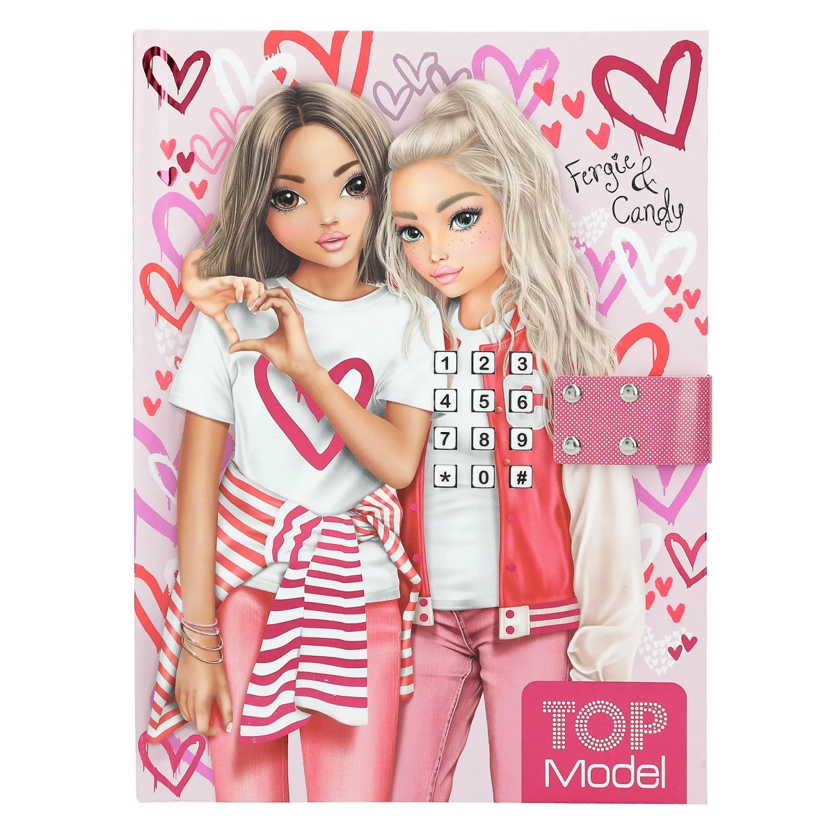 Depesche 12420 TOPModel Geheimcode Tagebuch Mit Sound ONE LOVE Rot-rosa Herzen 4 Depesche 12420 TOPModel Geheimcode Tagebuch Mit Sound ONE LOVE Rot-rosa Herzen – Bild 2