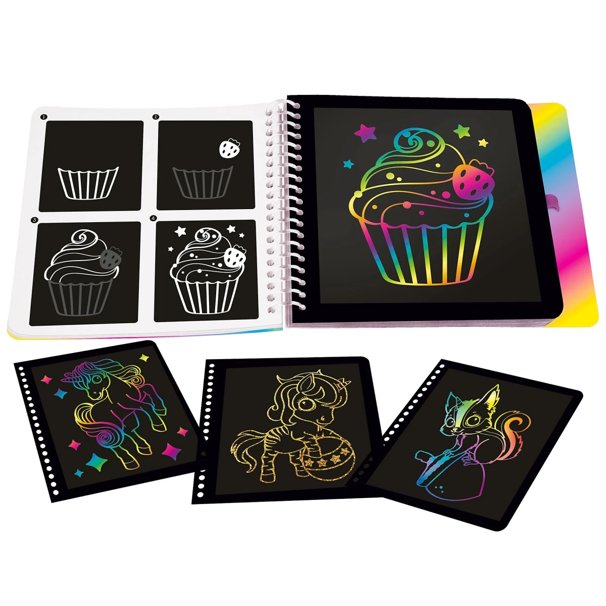 Depesche 12426 Ylvi And The Minimoomis Mini Magic Scratch Book Einhorn Kratzbuch 7 Depesche 12426 Ylvi And The Minimoomis Mini Magic Scratch Book Einhorn Kratzbuch – Bild 5