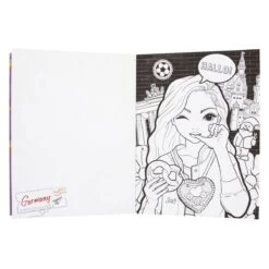 Depesche 12451 TOPModel Colour & Design Book Malbuch Kreativbuch Mit Vorschlägen -Nici || Wild Republic || Depesche Verkäufe 0012451 0012451 12451 6 image zoom