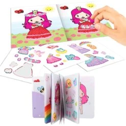Depesche 12480 4er-SET Princess Prinzessin Mimi Dress Me Up Mini Mit Stickern -Nici || Wild Republic || Depesche Verkäufe 0012480 0012480 12480 5 image zoom