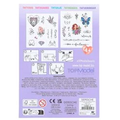Depesche 12483 TOPModel Tattoos BEAUTY And ME Klebetattoos Einmaltatto (2 Bögen) -Nici || Wild Republic || Depesche Verkäufe 0012483 0012483 12483 6 image zoom