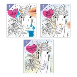 Depesche 12576 Pferd Miss Melody Watercolour Book Ausmalbuch Mit Pinsel -Nici || Wild Republic || Depesche Verkäufe 0012576 0012576 12576 5 image zoom