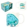 Depesche 12600 Tasse Erhabener Dino World Blauer Dinosaurier Happy Dino Day