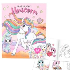 Depesche 12604 Ylvi And The Minimoomis Create Your Unicorn Malbuch Einhorn Naya