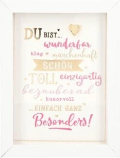 Depesche 11626_002 Komplimente Im Bilderrahmen Du Bist Einfach Ganz Besonders