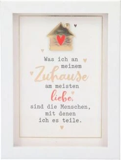 Depesche 11626_003 Komplimente Im Bilderrahmen Was Ich An Meinem Zuhause Liebe