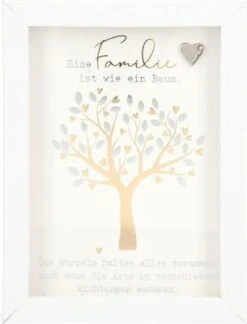 Depesche 11626_007 Komplimente Im Bilderrahmen Eine Familie Ist Wie Ein Baum...