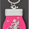 Depesche 11348 Schutzengel Schlüsselanhänger Aus Filz 009 Fahrradfahrer Pink